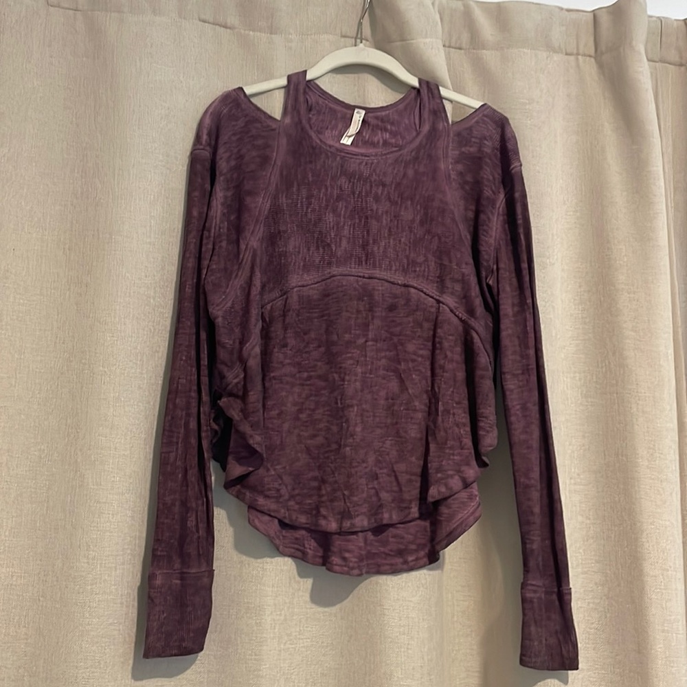 Free People purple long sleeve